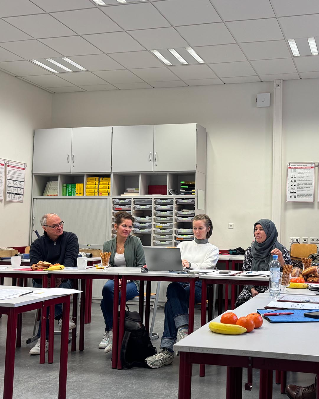 Projektzwischenauswertung in der Herbert-Hoover-Schule