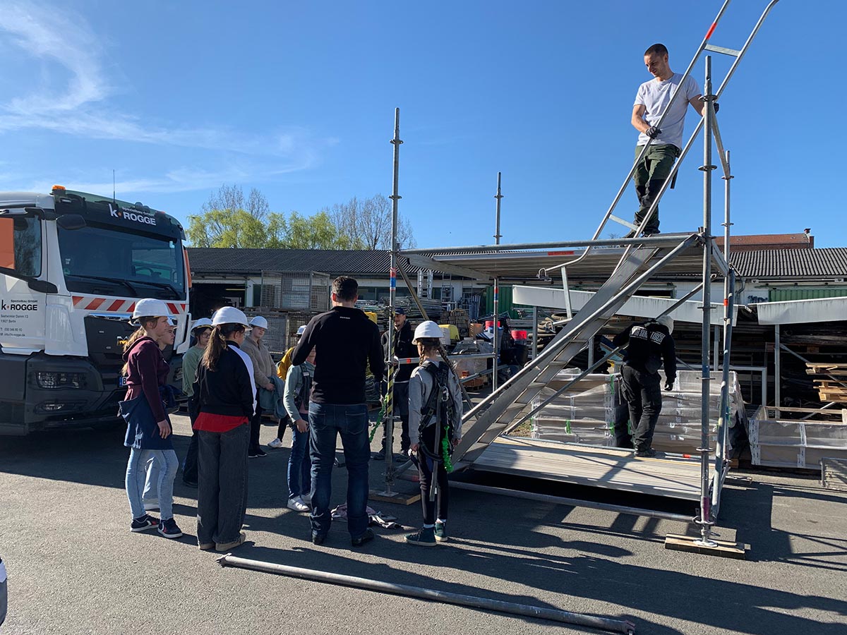 Girls’ Day 2025: Berufsorientierung zum Anfassen – mit K. Rogge Spezialbau GmbH und Gerüstbau Tisch GmbH 